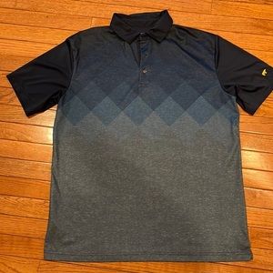 JACK Nicklaus StayDri Navy Blue Golf Polo Shirt